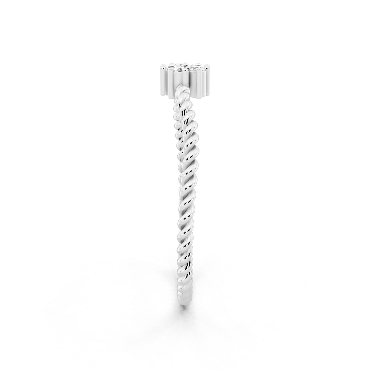 Radiance Gold Tone  Lab Grown Diamond-Like Statement Ring - Modern Elegant Design
