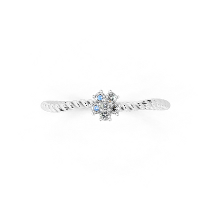 Radiance Gold Tone  Lab Grown Diamond-Like Statement Ring - Modern Elegant Design