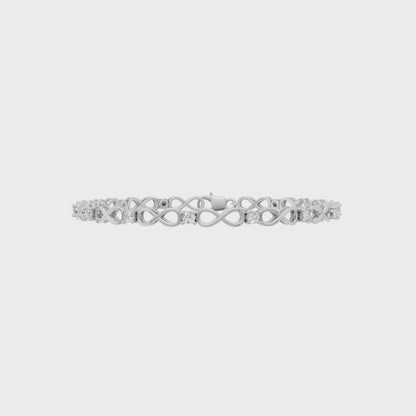 Eternal Grace Infinity Diamond Bracelet