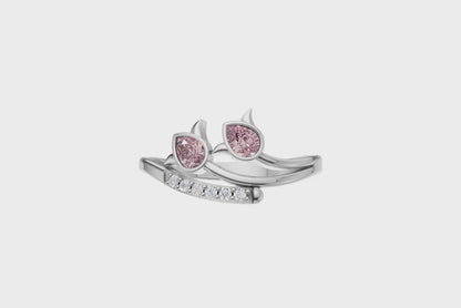 Blush Bloom Pink Diamond Ring