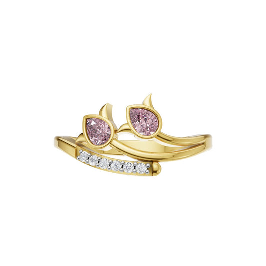 Blush Bloom Pink Diamond Ring