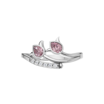 Blush Bloom Pink Diamond Ring