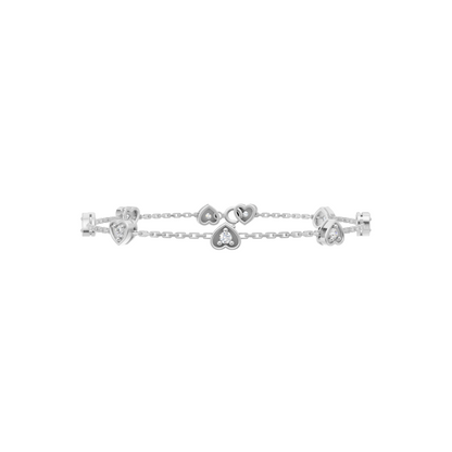 Eternal Hearts Sterling Silver Bracelet