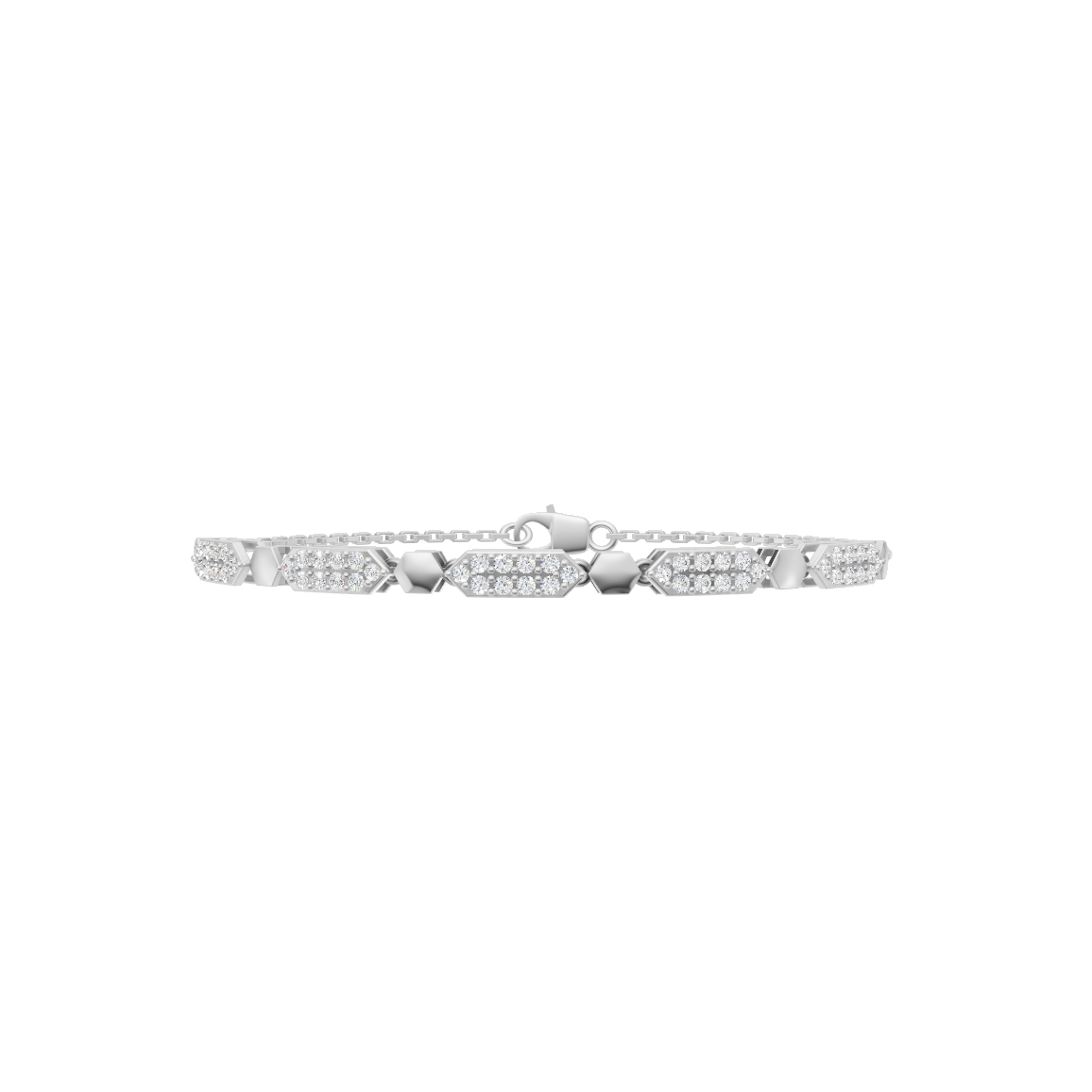 Aurora Diamond Link Bracelet