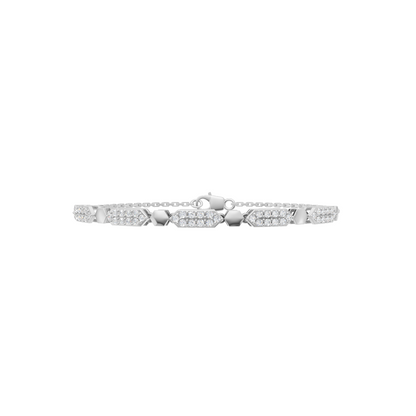 Aurora Diamond Link Bracelet