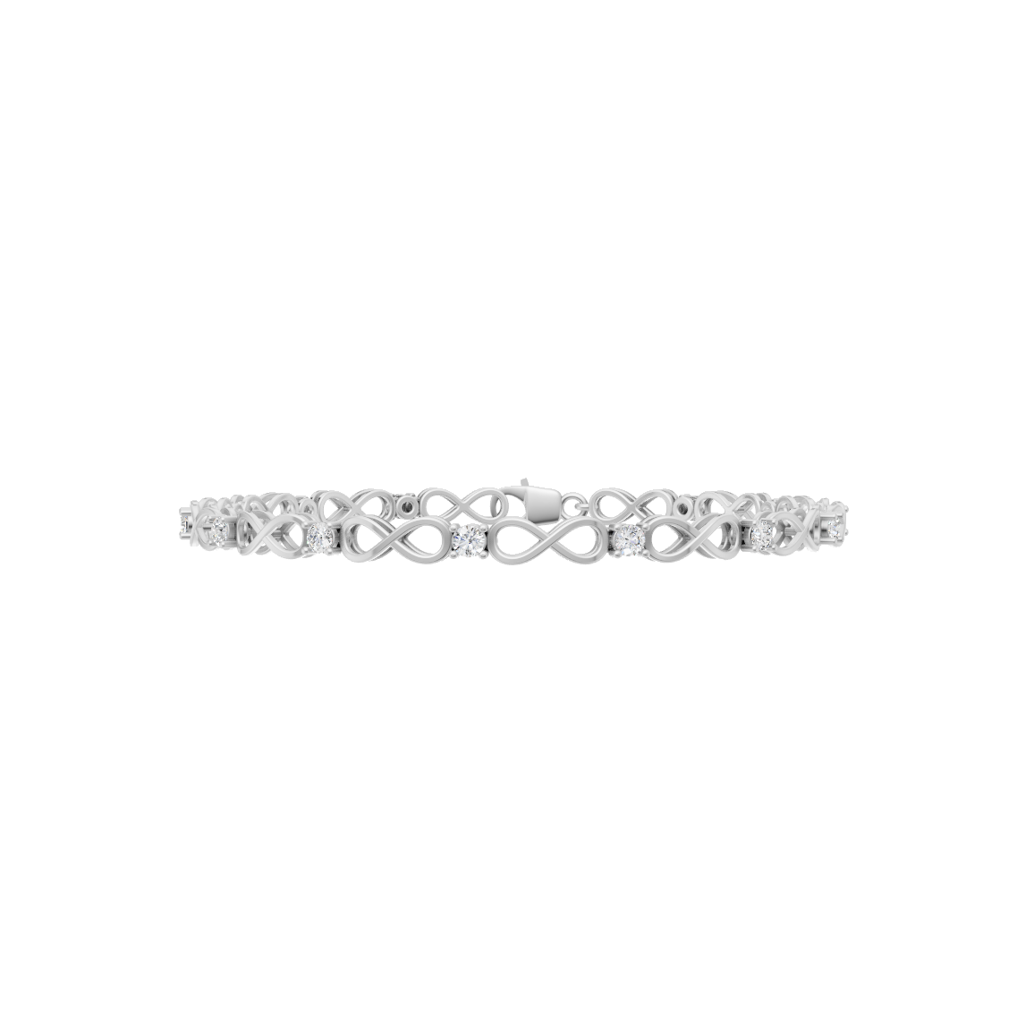 Eternal Grace Infinity Diamond Bracelet