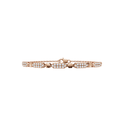 Aurora Diamond Link Bracelet