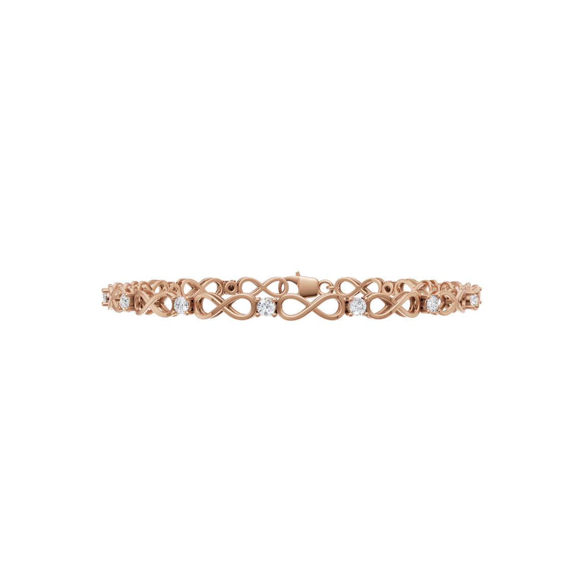 Eternal Grace Infinity Diamond Bracelet