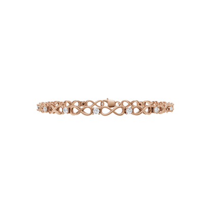 Eternal Grace Infinity Diamond Bracelet