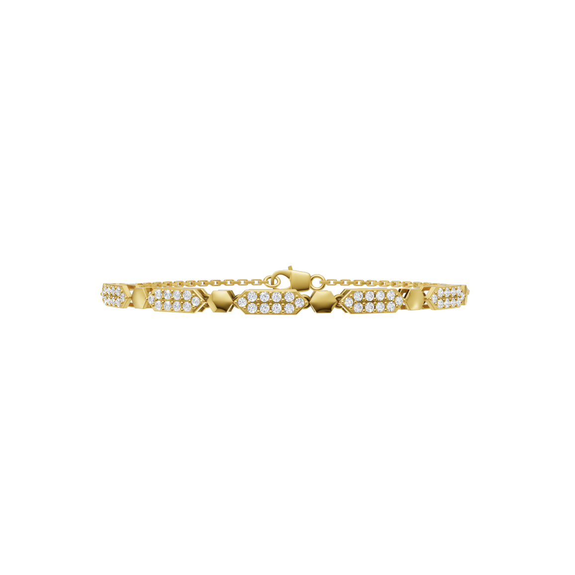 Aurora Diamond Link Bracelet