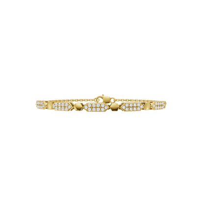 Aurora Diamond Link Bracelet