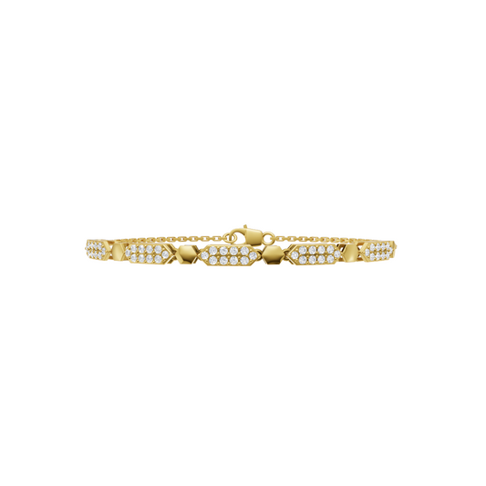 Aurora Diamond Link Bracelet